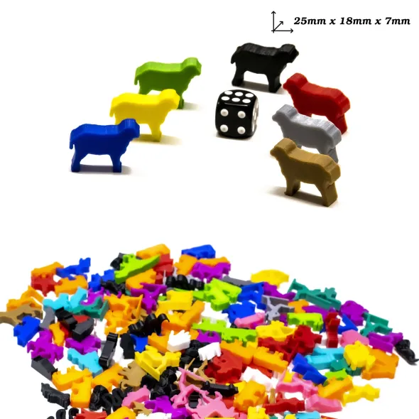 Meeple - Mouton x5