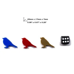 Meeple - Oiseau x5