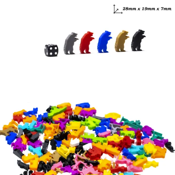 Meeple - Ours debout x5