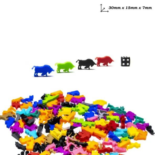 Meeple - Taureau x5