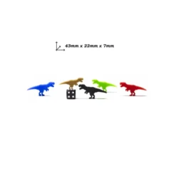 Mega Pack - Meeple T-Rex (55Pcs 11 Couleurs)
