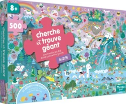 Mes Boites De Puzzle - Cherche et Trouve Géant - Licornes - 500 pièces