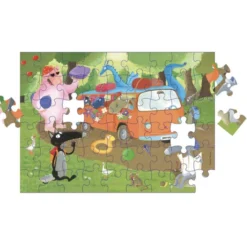 Mes Boites De Puzzle - Le Loup - Mon Puzzle Du Loup N°1 - 54 Pièces