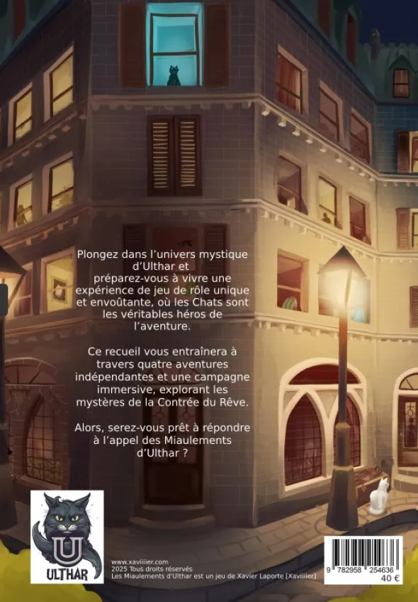 Miaulements d'Ulthar - livre des scénarios A4