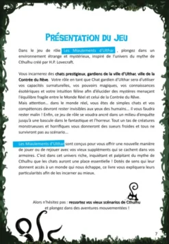 Miaulements d'Ulthar - livre des règles A4