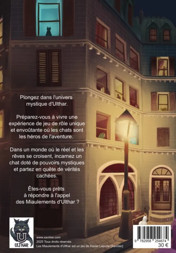 Miaulements d'Ulthar - livre des règles PDF
