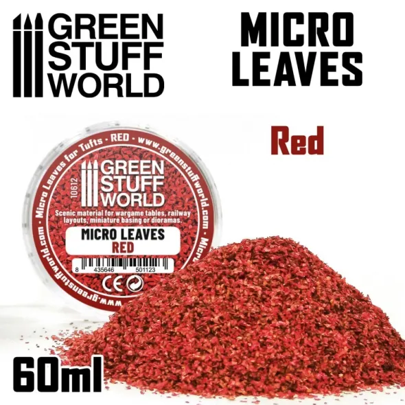 Micro Feuilles - Mélange Rouge