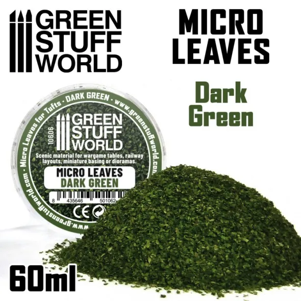 Micro Feuilles - Mélange Vert Foncé