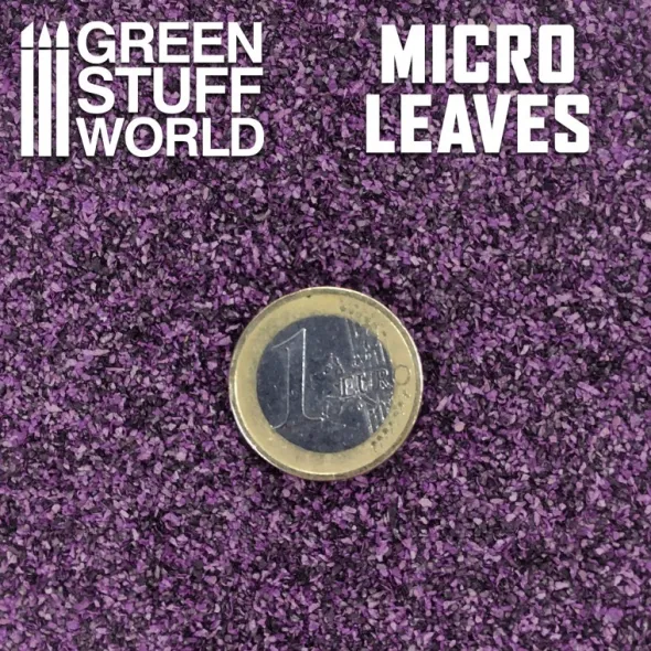 Micro Feuilles - Mélange Violet Foncé