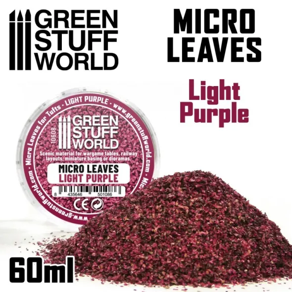 Micro Feuilles - Mélange Violet Clair