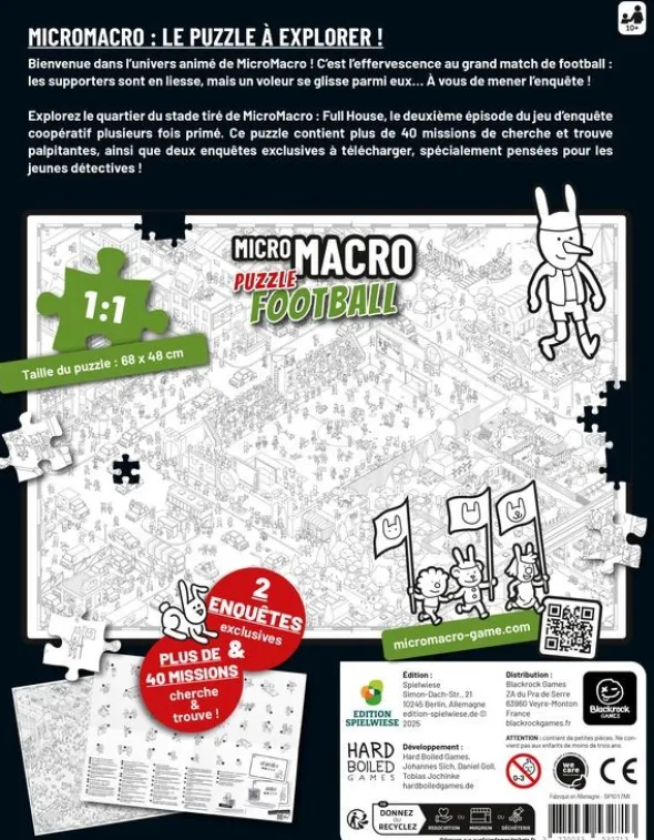 Micro Macro : Puzzle Football - 500 Pièces