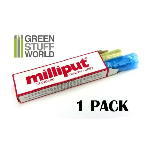 Milliput Standard Jaune Gris