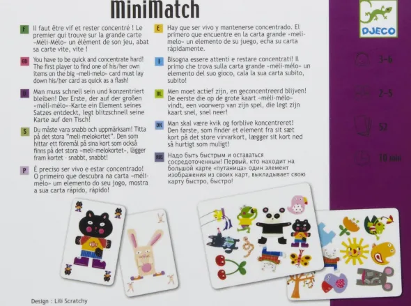 MiniMatch - Jeu de cartes