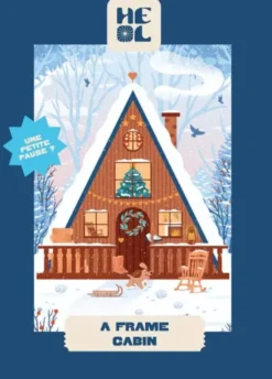 Mini puzzle - A Frame Cabin – 99 pièces