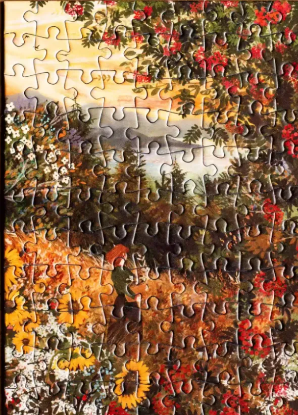 Mini puzzle - Autumn Foraging - 99 pièces