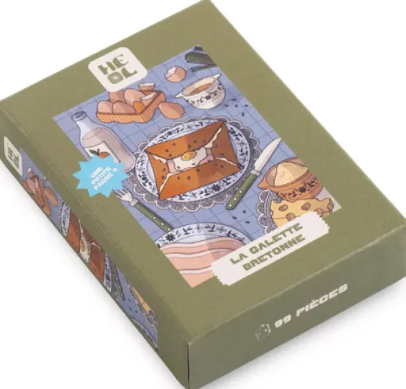 Mini puzzle - La Galette Bretonne - 99 pièces
