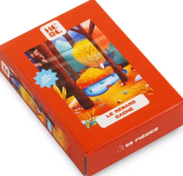Mini puzzle - Le Renard Caché - 99 pièces