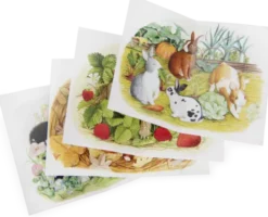 4 Mini puzzles des Animaux - 4x12 pièces