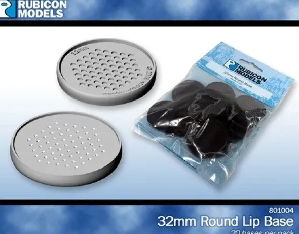 32mm Round Bases