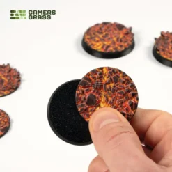 Molten Lava Bases, Round 40mm (x5)