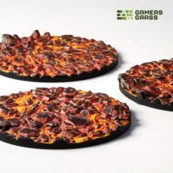 Molten Lava Bases, Round 50mm (x3)
