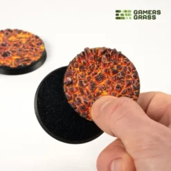 Molten Lava Bases, Round 50mm (x3)