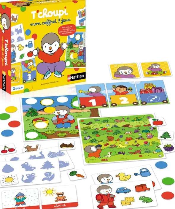 Mon coffret 7 jeux T'choupi