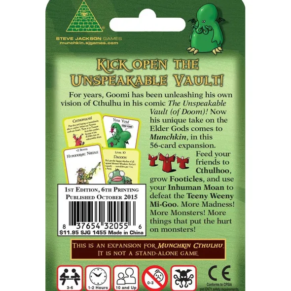 Munchkin Cthulhu 3: The Unspeakable Vault