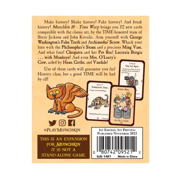 Munchkin 10: Time Warp