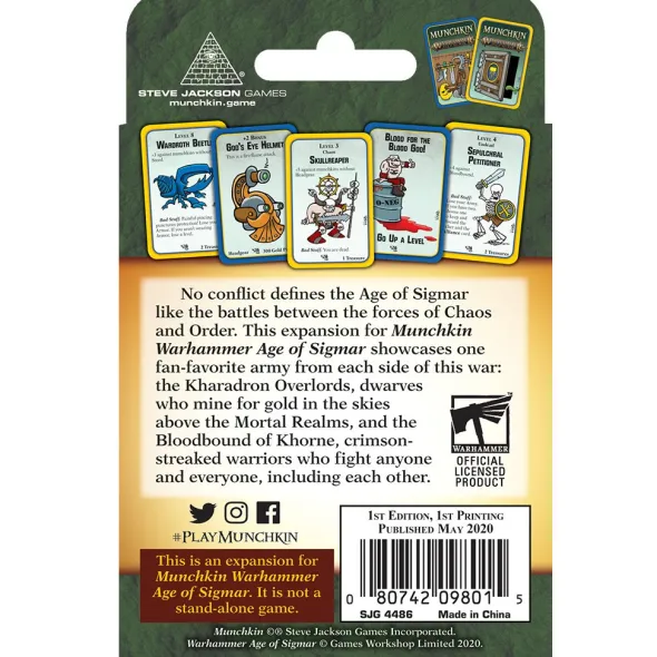 Munchkin Warhammer: Age of Sigmar – Chaos and Order