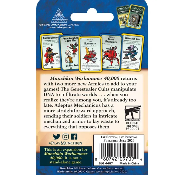 Munchkin Warhammer 40,000: Cults and Cogs
