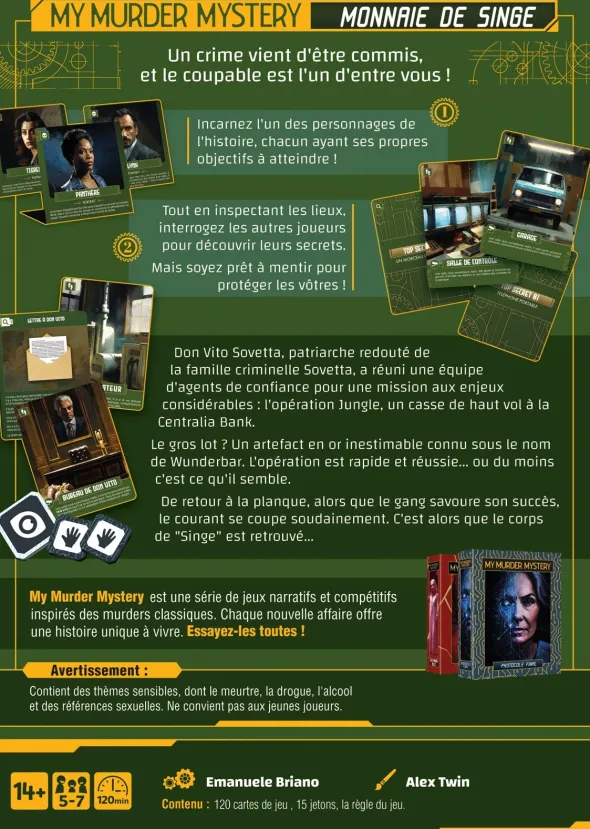 My Murder Mystery - Monnaie de Singe