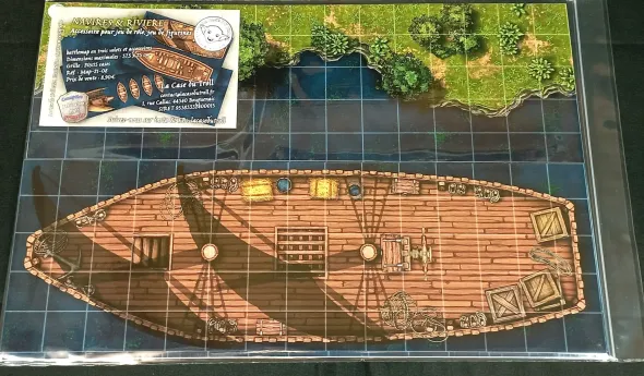 Navires & Rivière - battlemap