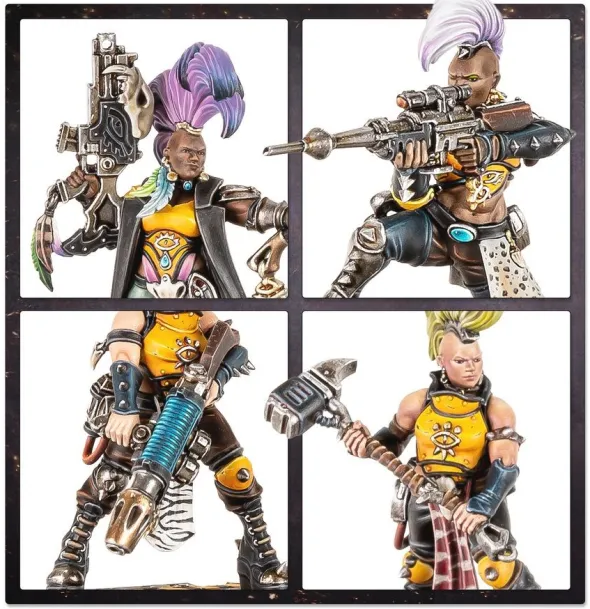 Necromunda : Escher - Matriarchs & Phyrr Cats