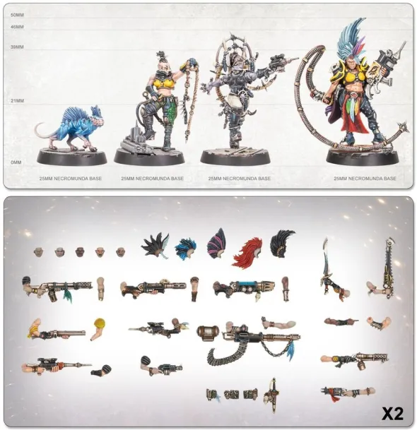 Necromunda : Escher Underhive Crew