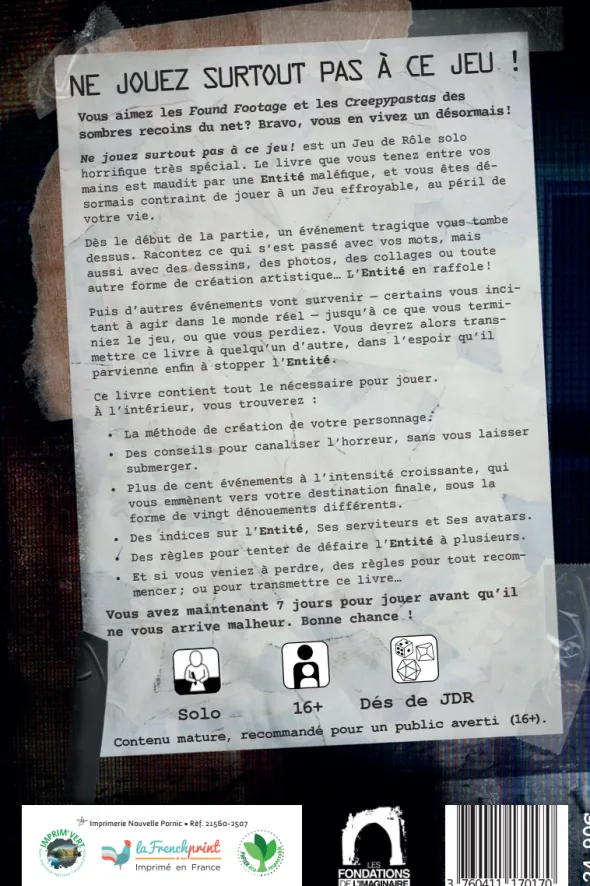 Ne Jouez Surtout Pas à Ce Jeu !