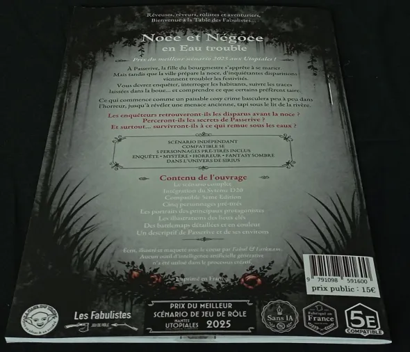 Noce et Négoce en Eau Trouble - Scénario compatible 5E