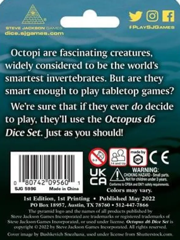 Octopus - D6 Dice Set