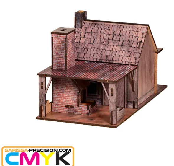 Old West - Elias Crow's Blacksmith & House