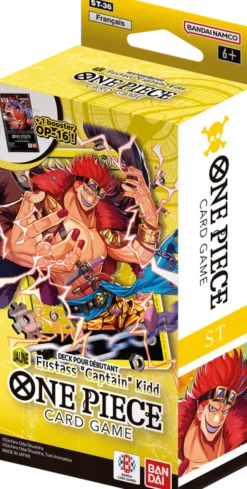One Piece Le Jeu de Cartes : Deck pour Débutant 36 - Eustass Captain Kidd