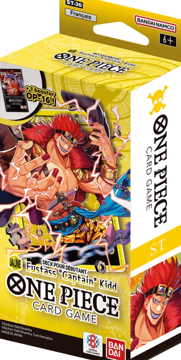 One Piece Le Jeu de Cartes : Deck pour Débutant 36 - Eustass Captain Kidd