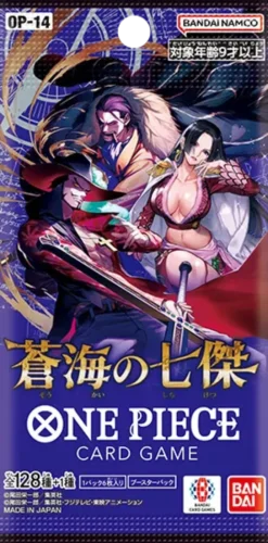 One Piece The Card Game - OP14 - The Azure Sea's Seven - Chinese Display