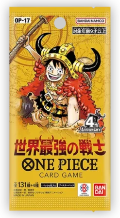 One Piece Trading Card Game - OP-17 The World’s Strongest Warriors - Booster Japonais