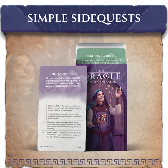 Oracle Story Generator Box