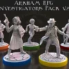 Pack d'Investigateurs compatible Arkham JDR - Version 2