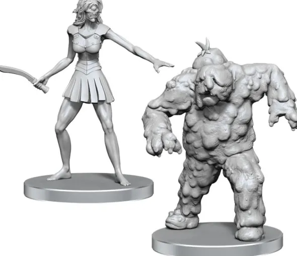Pathfinder Battles Deep Cuts Unpainted Miniatures: Mudwretch & Buso