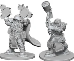 Pathfinder Deepcuts Unpainted Miniatures: Dwarf Cleric
