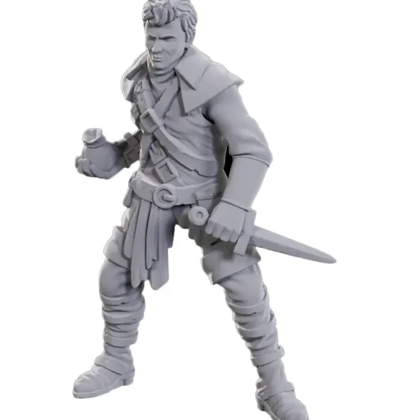 Pathfinder Deep Cuts Unpainted Miniatures: Cutpurses Male & Female