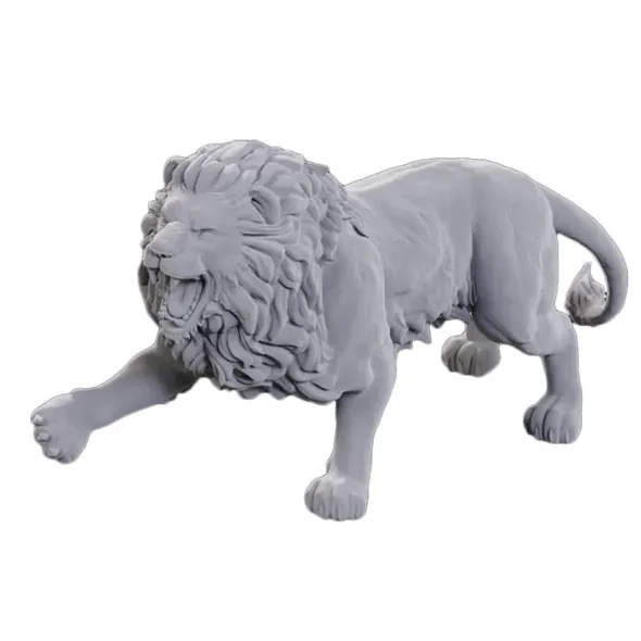 Pathfinder Deep Cuts Unpainted Miniatures: Stone Lion