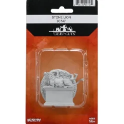 Pathfinder Deep Cuts Unpainted Miniatures: Stone Lion